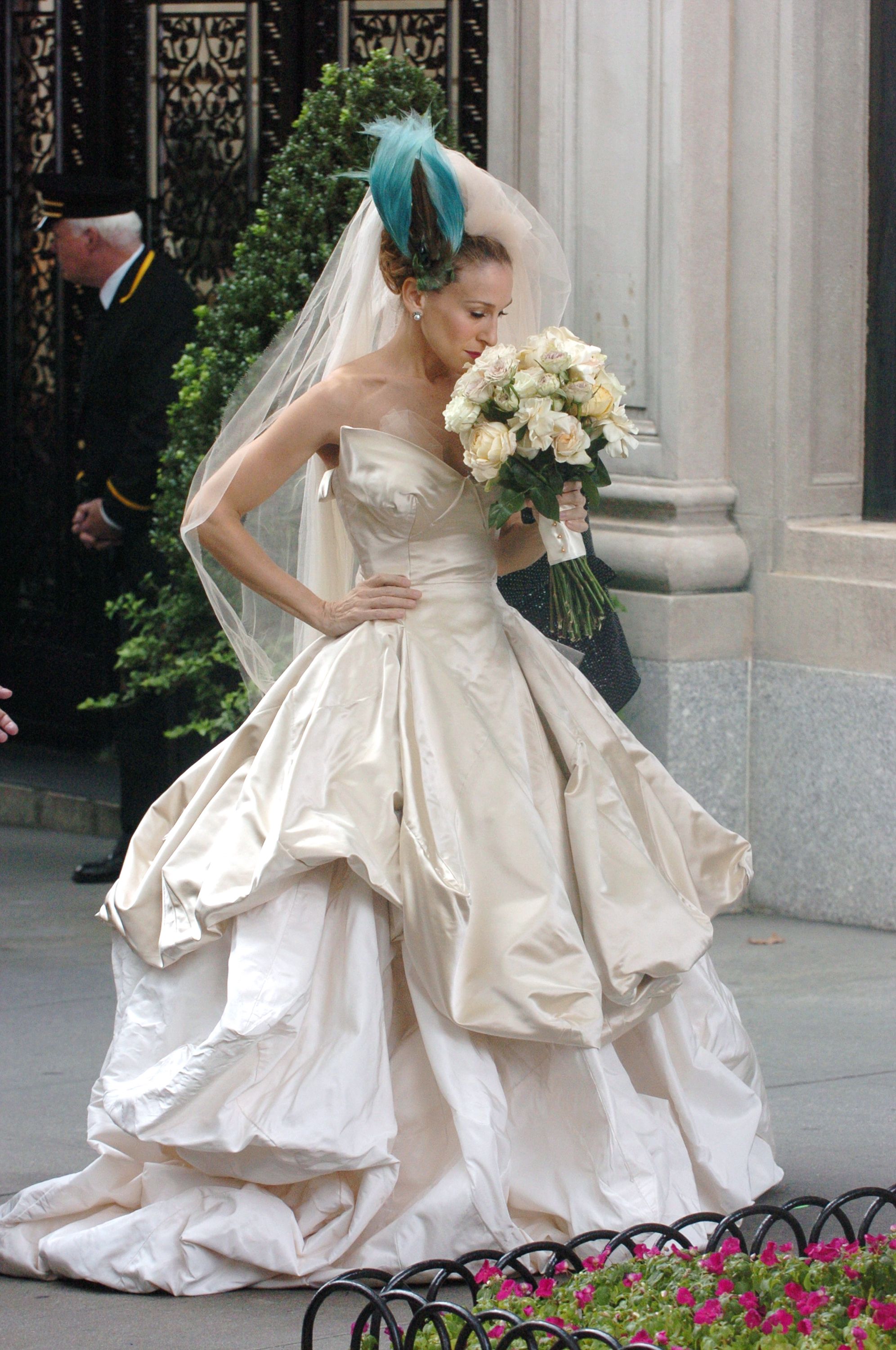 90s wedding dress